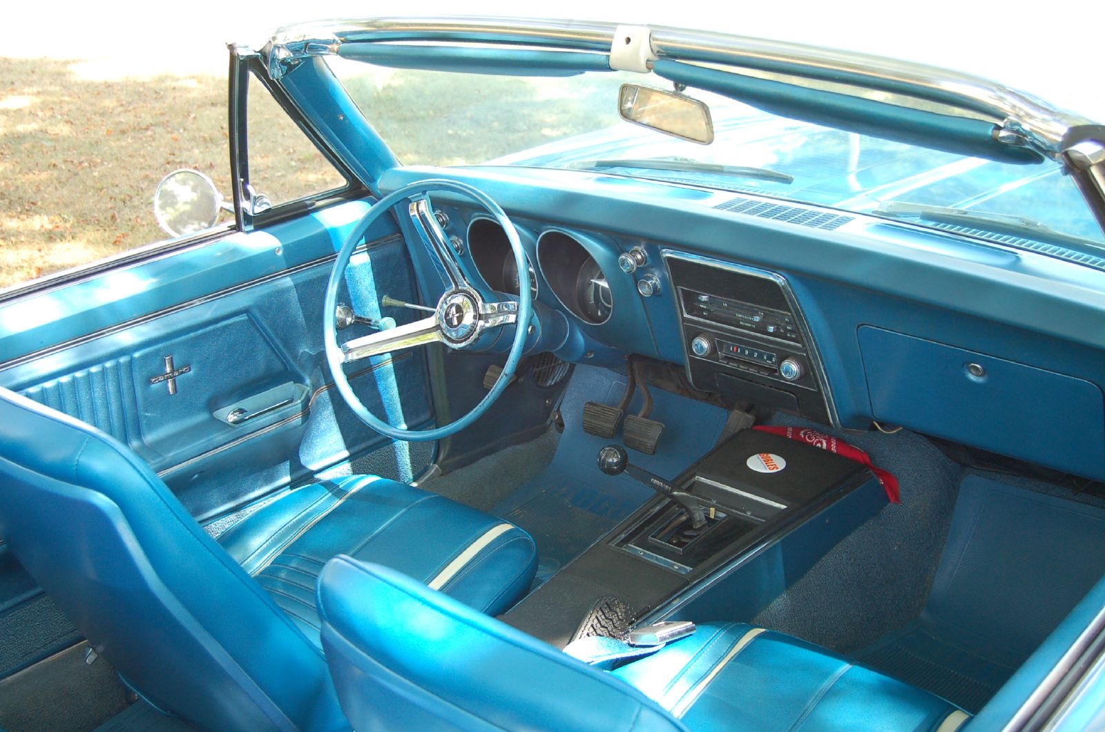 1967 Camaro convertible interior and dash