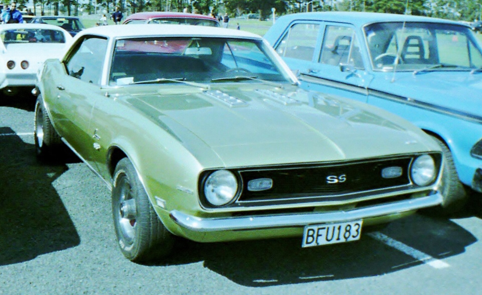 Gold 1968 Camaro SS