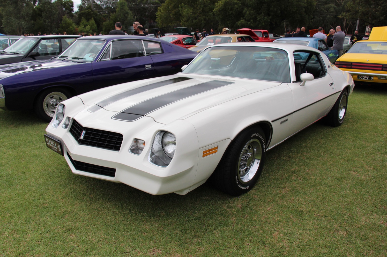 White 1979 Camaro Berlinetta